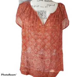José Silk Blouse M
